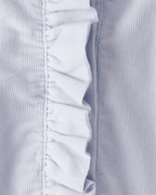 Body camisa de pana manga larga azul
