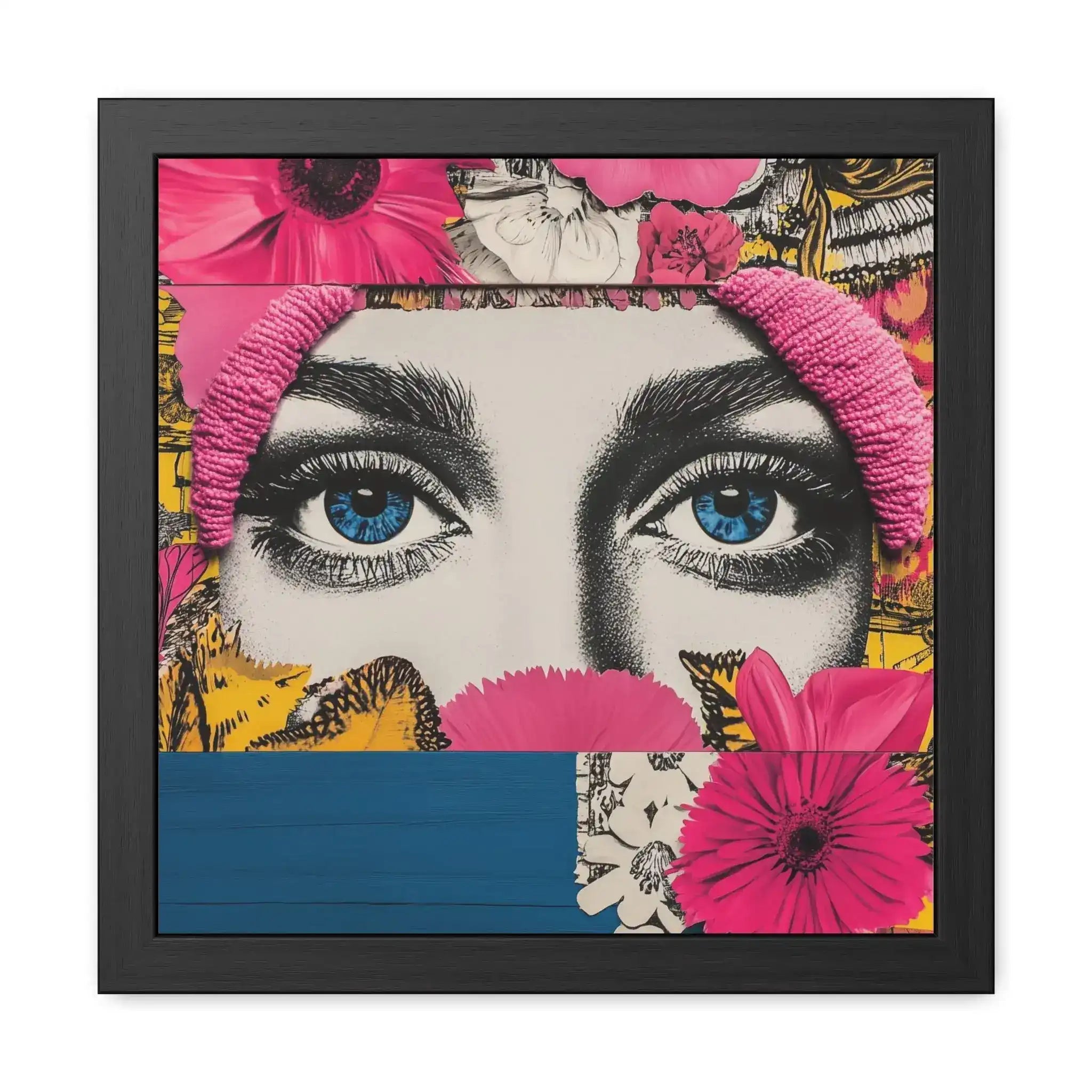 Bold Floral Portrait Wall Art