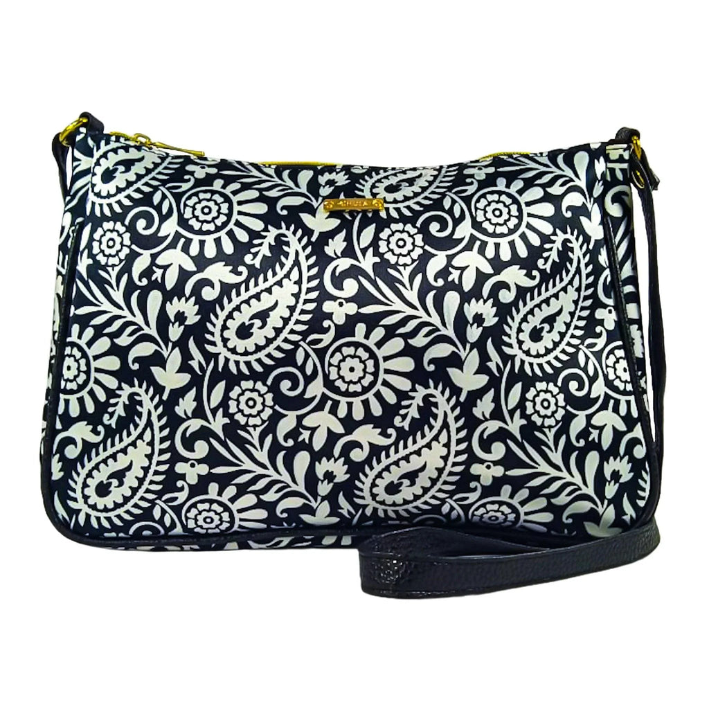 Bolso bandolera mediano Iliana Shoulder Garigol negro | CHULA Tulum