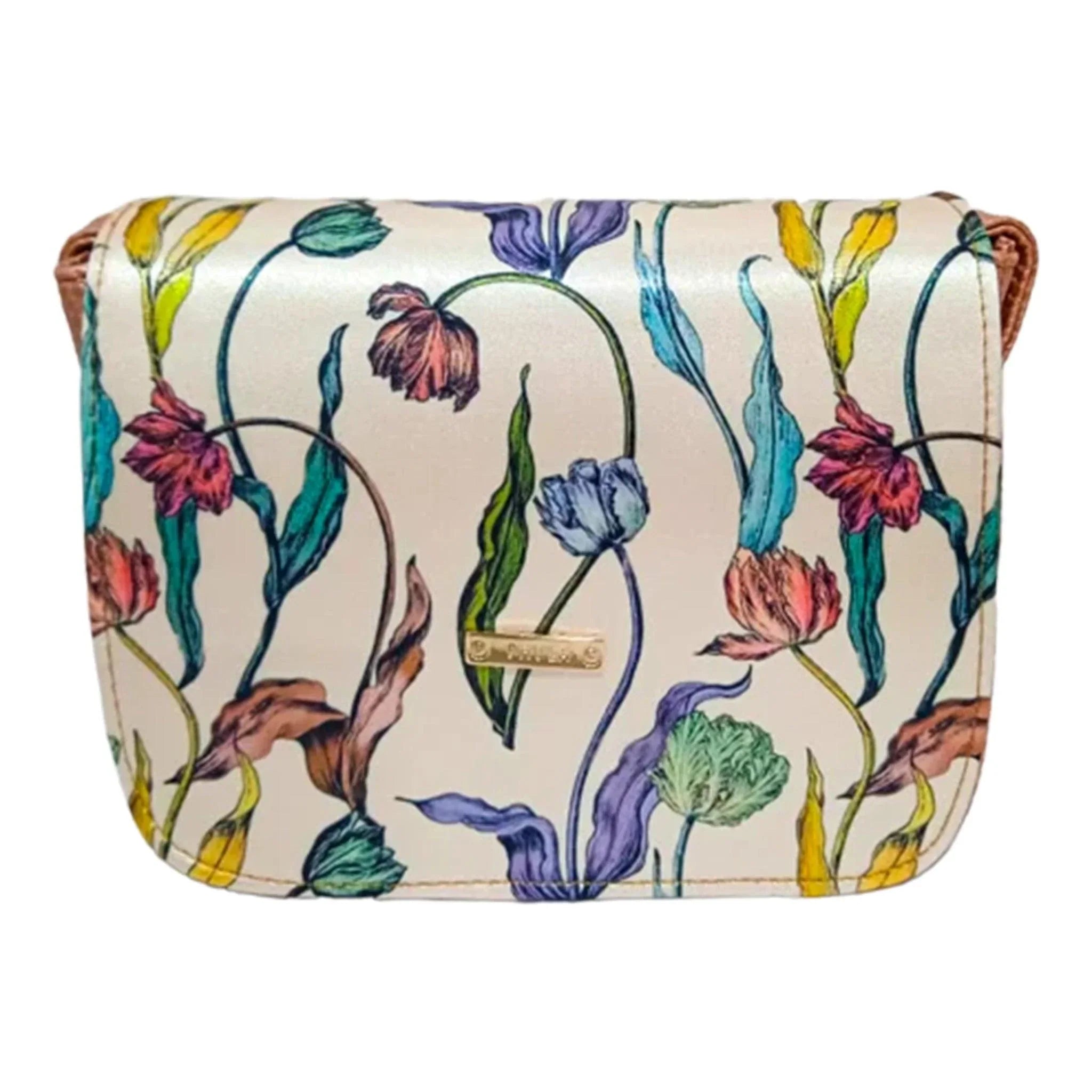 Bolso bandolera pequeño de mujer Julie Shoulder Flores Peonia | CHULA Tulum