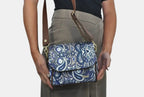 Bolso Bandolera Pequeño Mini Baúl Garigol Morado | CHULA Tulum