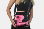 Bolso bandolera pequeño Mini Baúl Hibisco Flor Rosa | CHULA Tulum