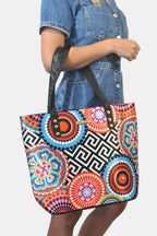 Bolso de hombro grande Nahomi Círculos | CHULA Tulum