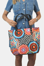 Bolso de hombro grande Nahomi Círculos | CHULA Tulum