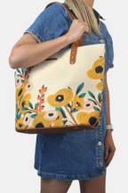 Bolso de hombro grande Nahomi Flor de Algodón | CHULA Tulum