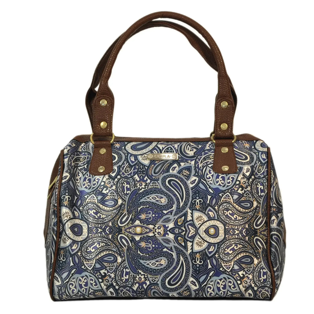 Bolso de hombro mediano Celia Garigol Morado | CHULA Tulum