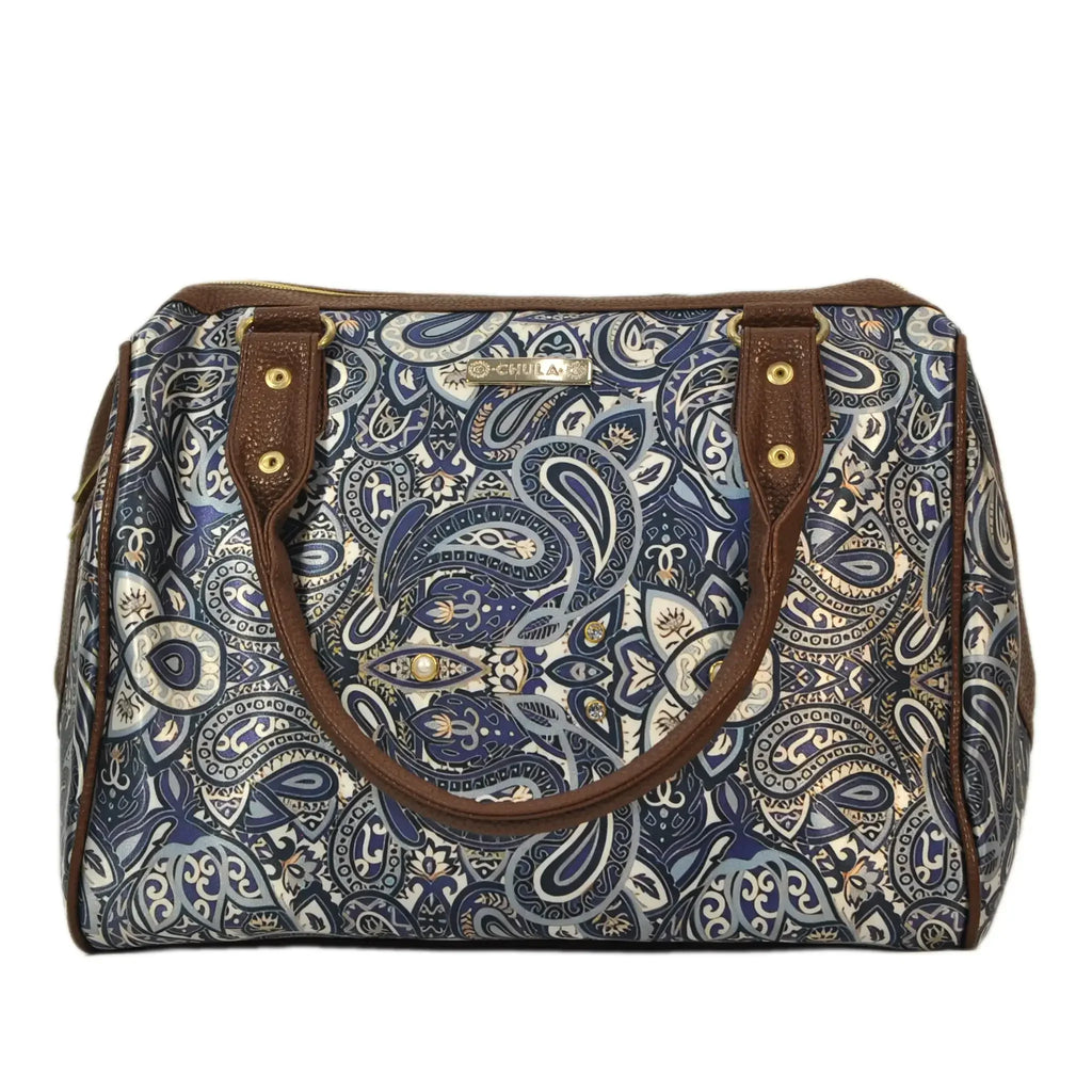 Bolso de hombro mediano Celia Garigol Morado | CHULA Tulum