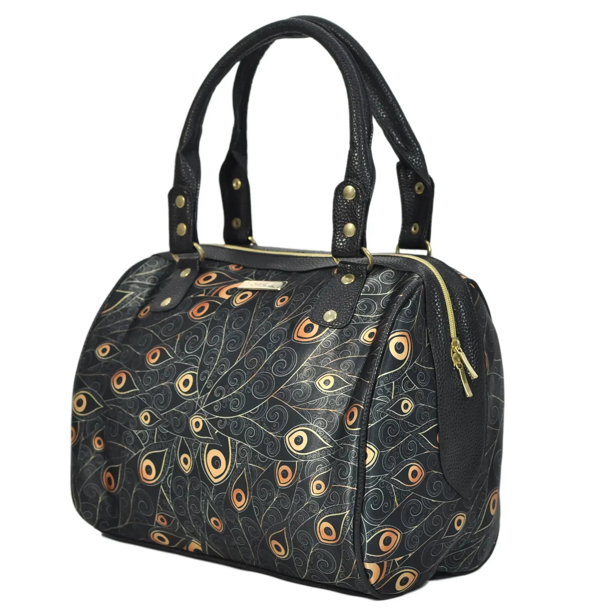 Bolso de hombro mediano Celia Peacock Golden | CHULA Tulum