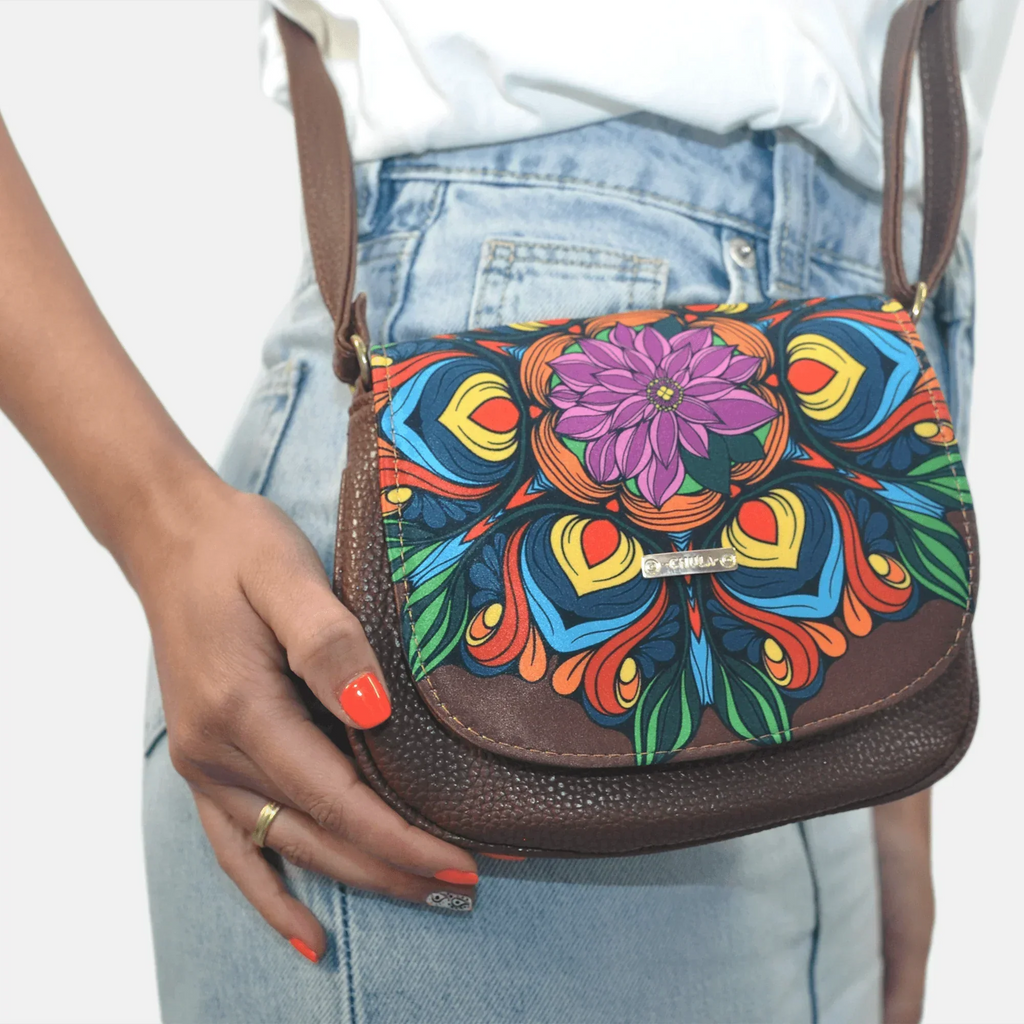Bolso bandolera pequeño de mujer Iris Multicolor | CHULA Tulum