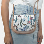 Bolso bandolera pequeño de mujer Iris Flores Peonia | CHULA Tulum