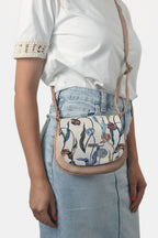 Bolso bandolera pequeño de mujer Iris Flores Peonia | CHULA Tulum