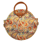 Bolso de mano y bandolera mediana Anabel Garigol Naranja | CHULA Tulum