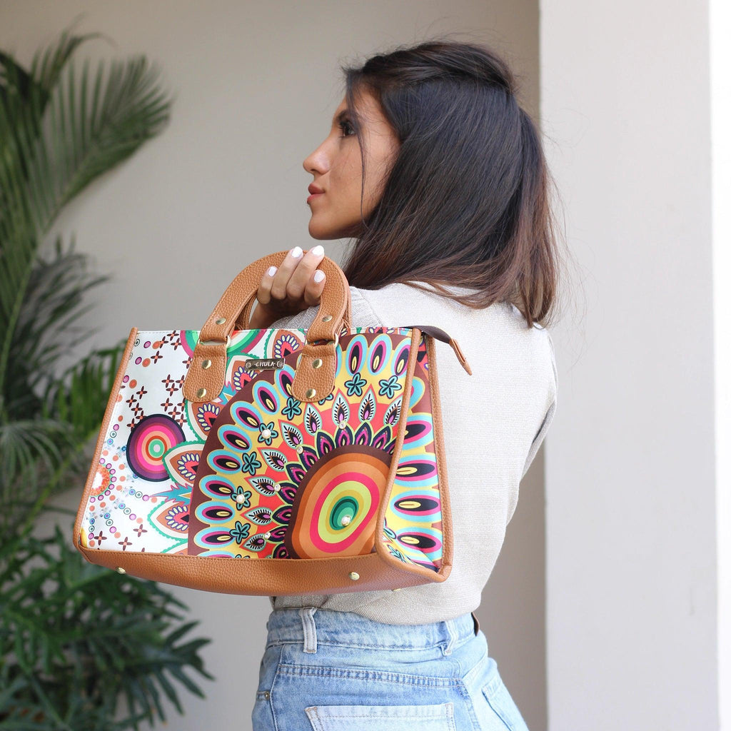 Bolso de mano y bandolera grande de mujer Basket Zenda | CHULA Tulum