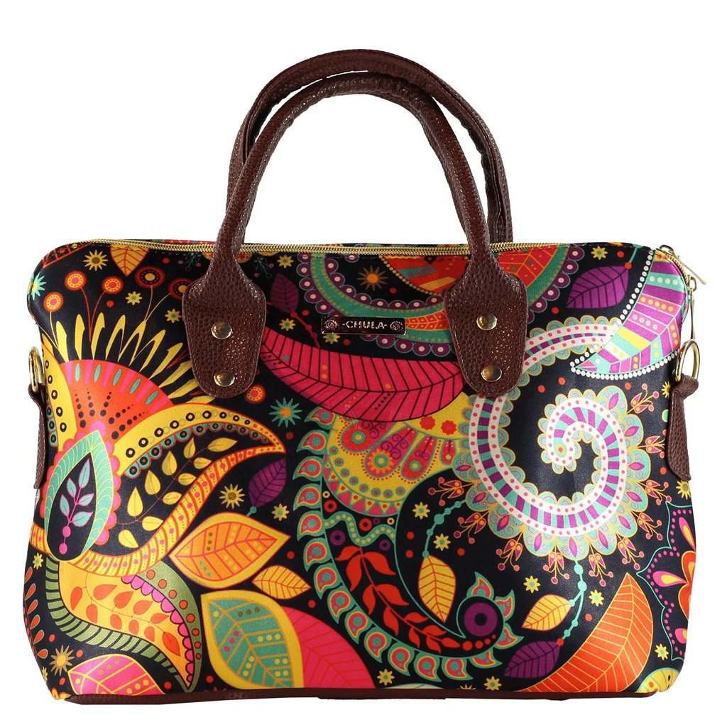 Bolso de mano y bandolera grande Lucia Primavera Armónica | CHULA Tulum