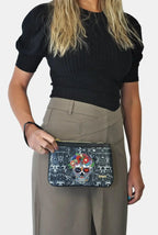 Bolso de mano pequeño Mini Clutch Calaveras Mexicanas | CHULA Tulum