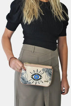 Bolso de mano pequeño Mini Clutch Ojo Turco | CHULA Tulum