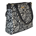 Bolso de hombro y bandolera grande de mujer Angie Garigol Negro | CHULA Tulum