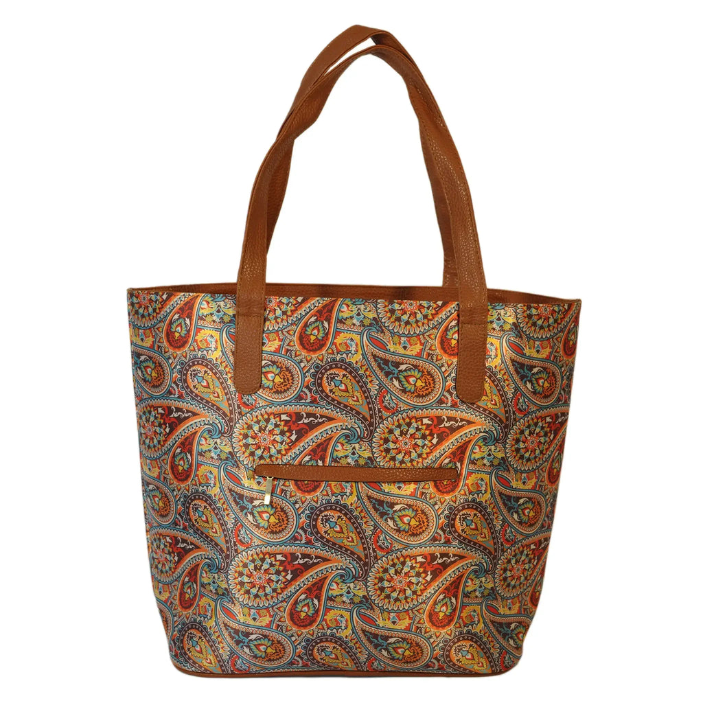 Bolso de hombro grande Nahomi Garigol Naranja | CHULA Tulum