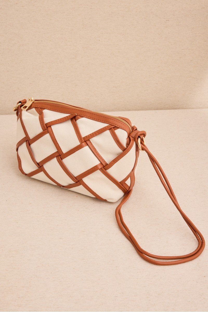 BOLSO MEDIANO ROMBOS COLOR