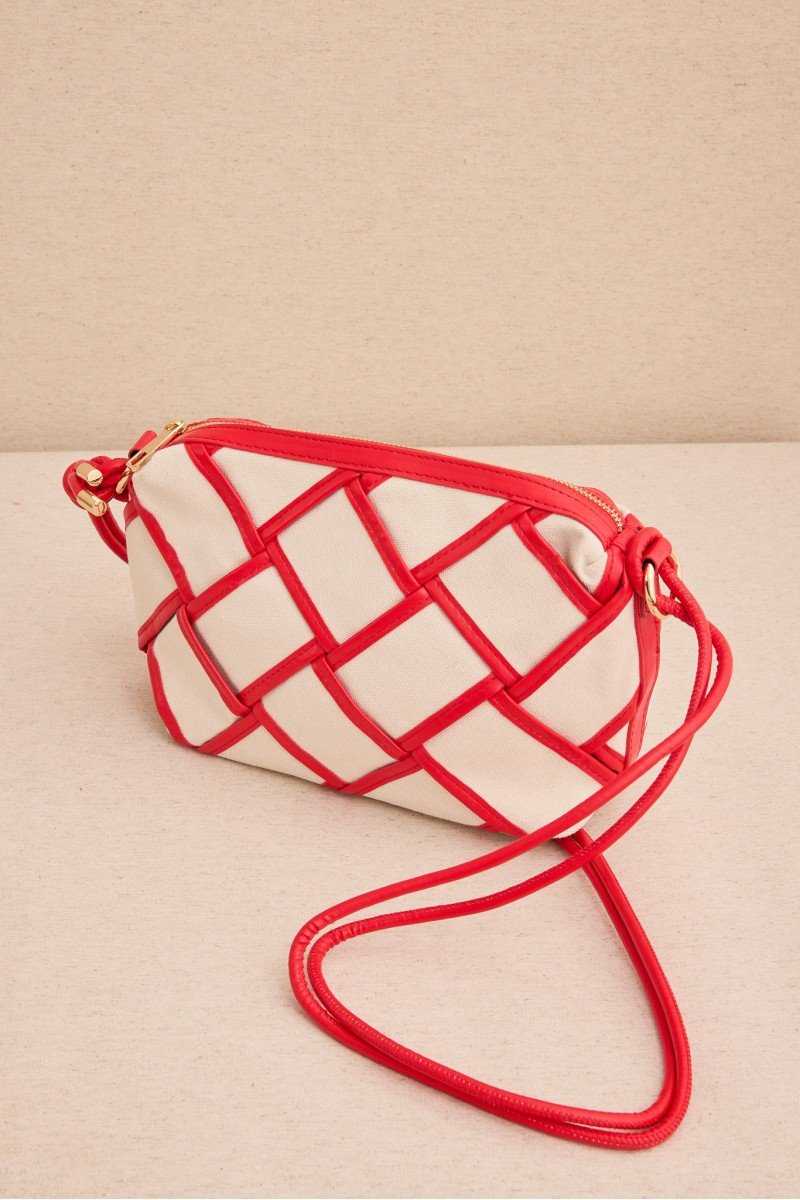 BOLSO MEDIANO ROMBOS COLOR