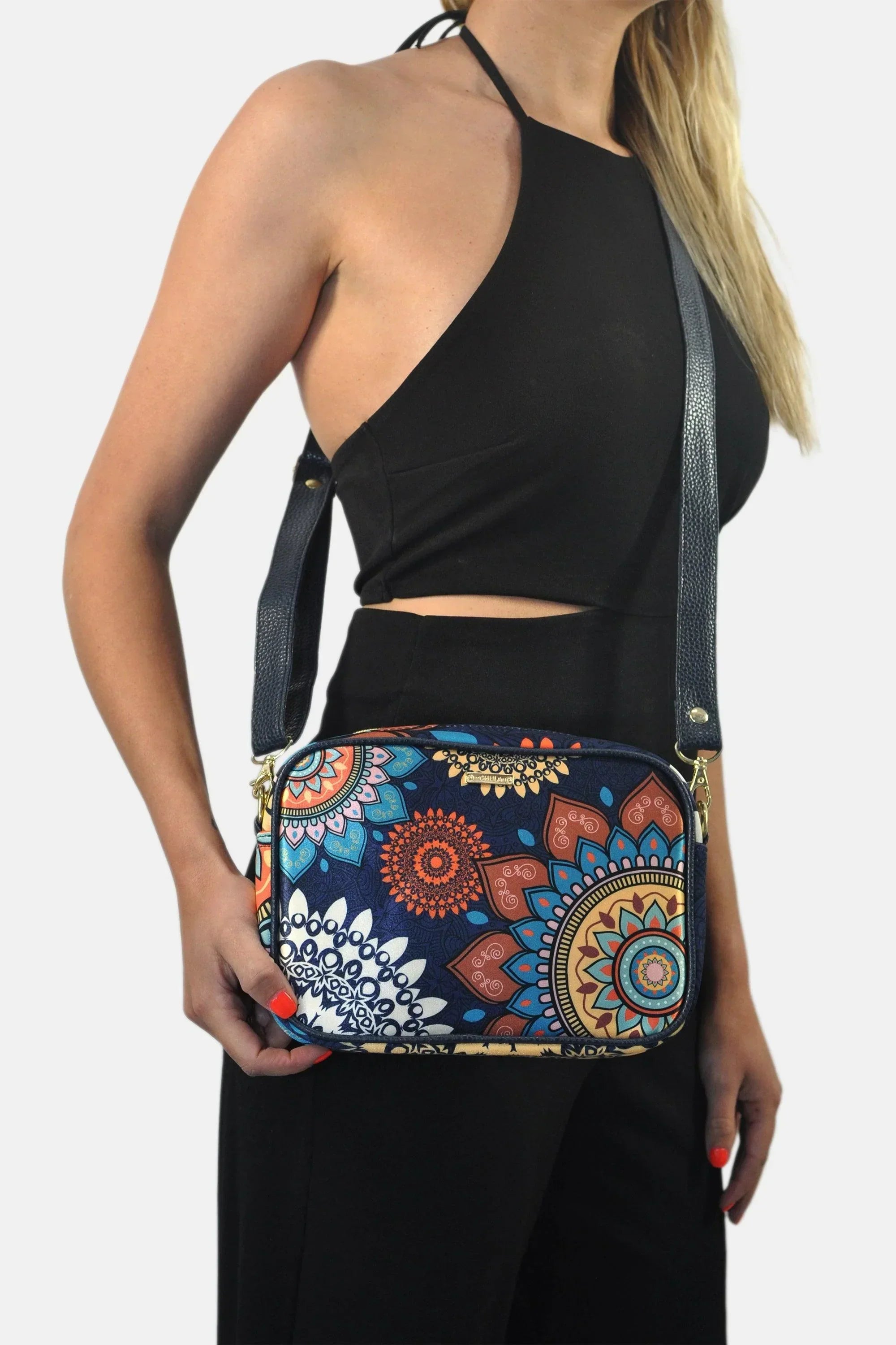 Bolso bandolera pequeño MIA Shoulder Mandala Flor | CHULA Tulum
