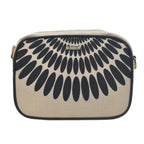 Bolso bandolera pequeño MIA Shoulder Petalos Negros | CHULA Tulum