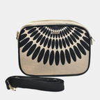 Bolso bandolera pequeño MIA Shoulder Petalos Negros | CHULA Tulum