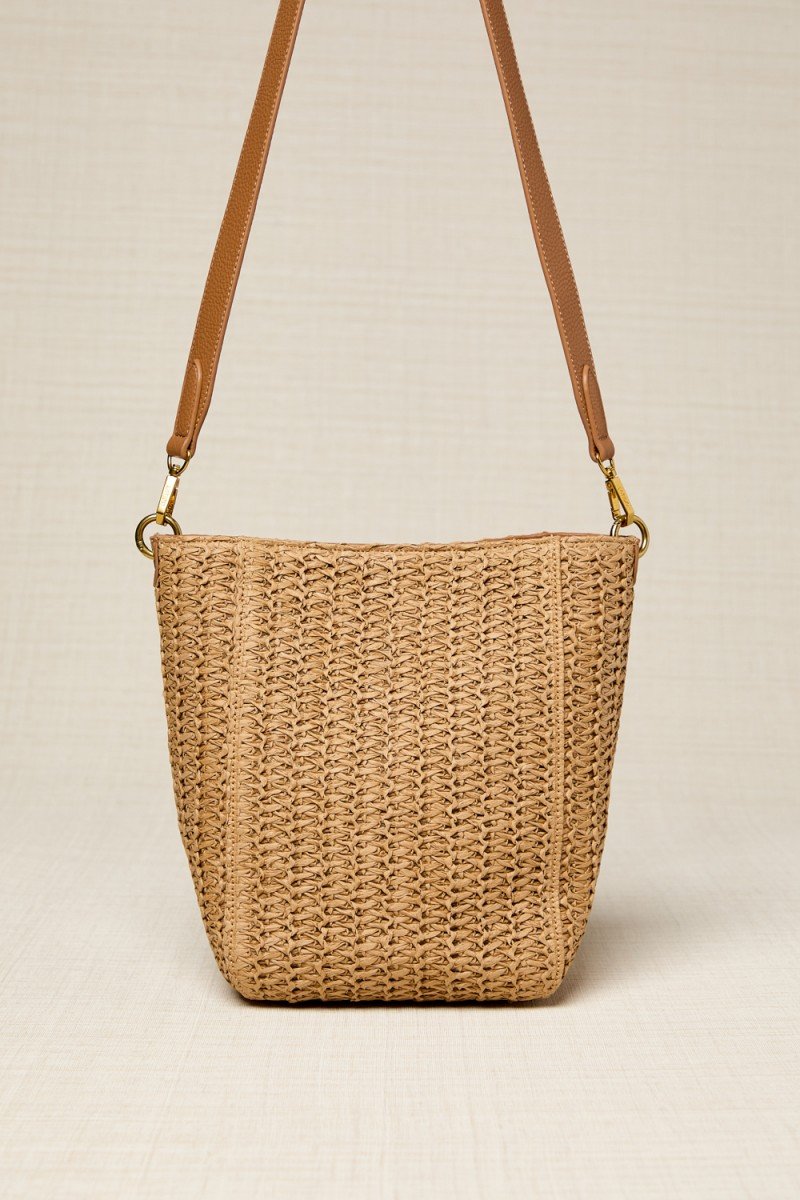 BOLSO SHOPPER DE RAFIA TRENZADA