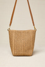 BOLSO SHOPPER DE RAFIA TRENZADA