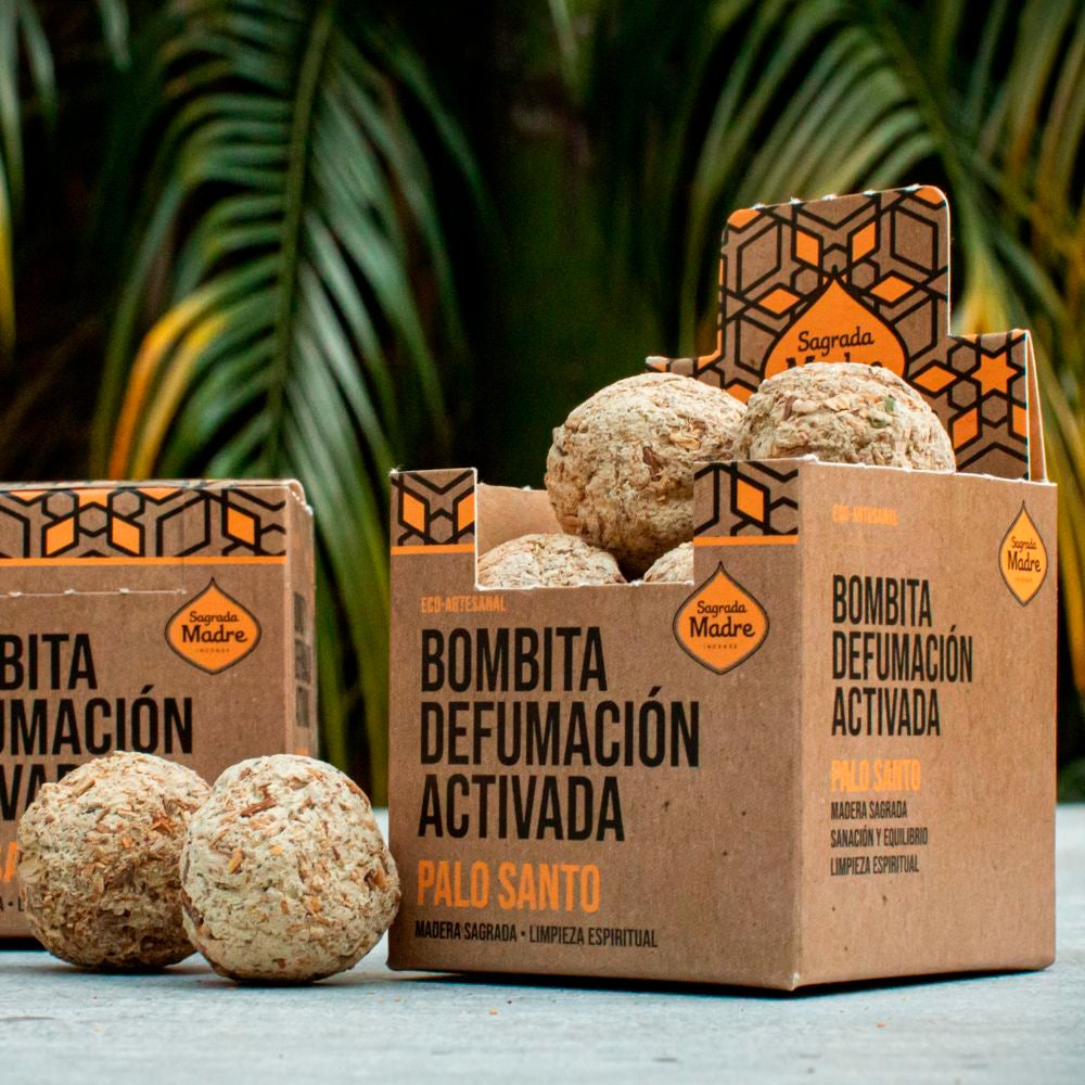Bombita Defumación Activada Palo Santo