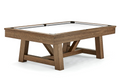 Brunswick Botanic Pool Table - Rustic Dark Brown