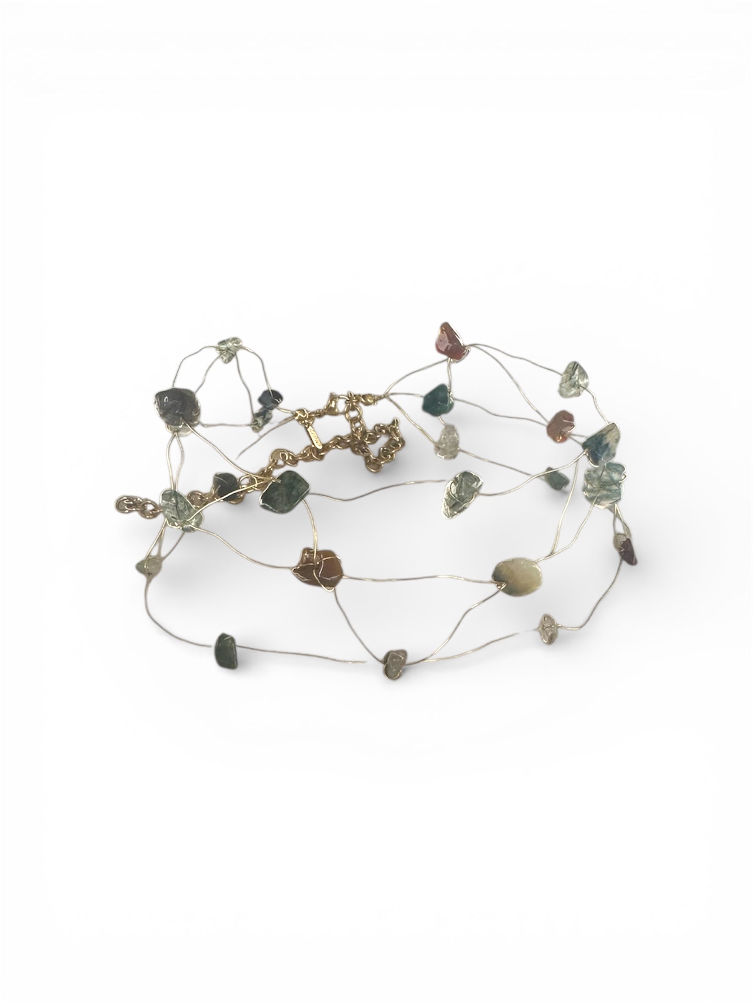 CHOKER LAINE | VERDE BOTELLA