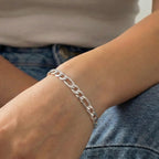 Round & Oval Link Bracelet