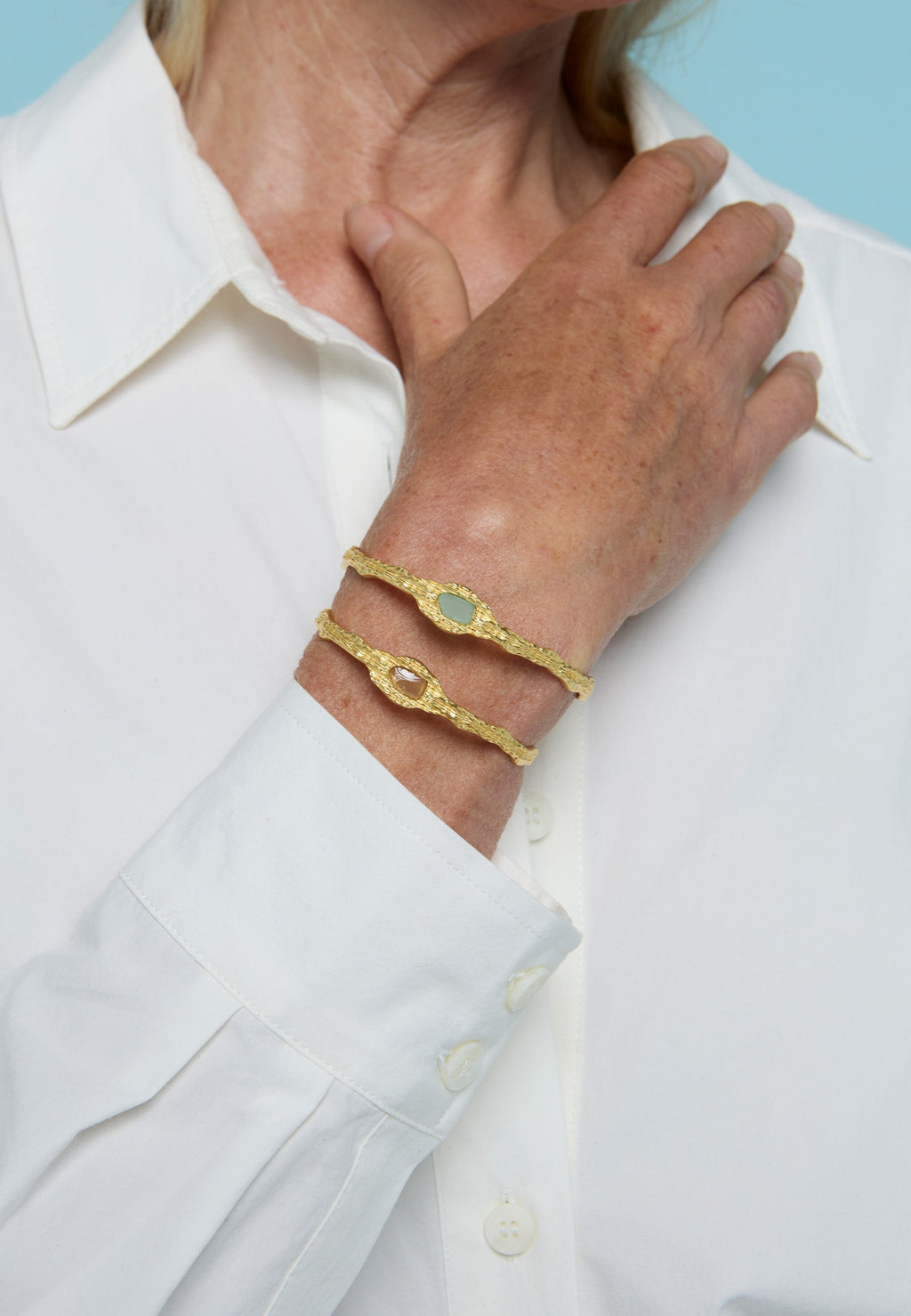 Brazalete Namasté Malaquita