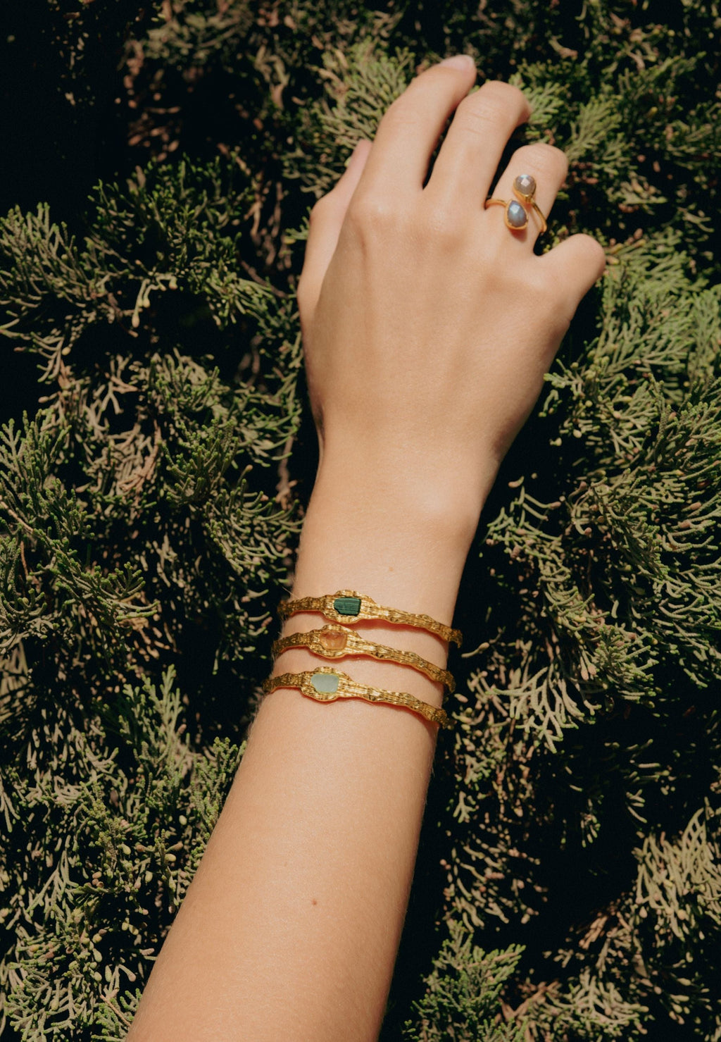 Brazalete Namasté Malaquita