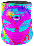 Alien Melt Pink Bandana Mask