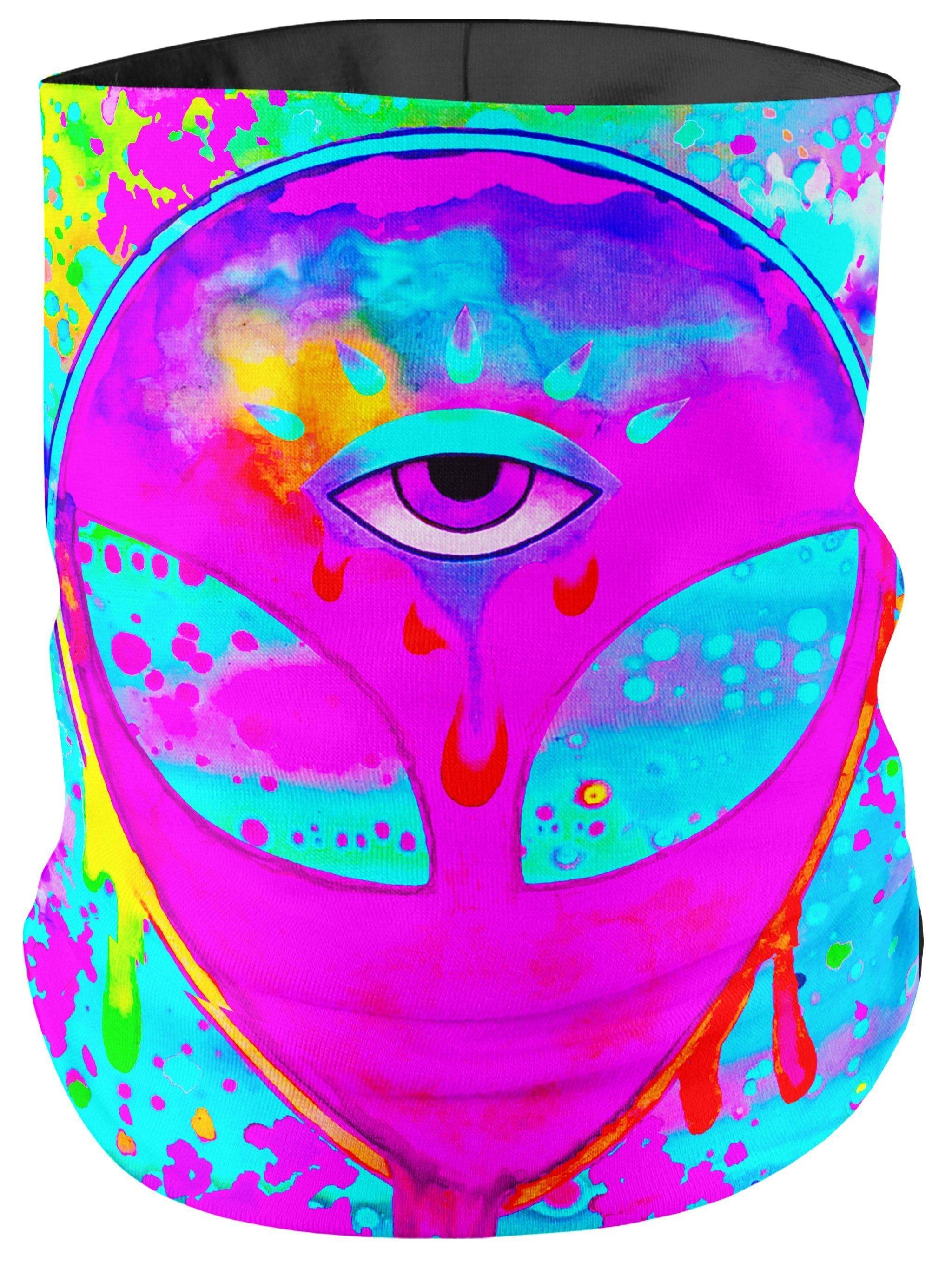 Alien Melt Pink Bandana Mask
