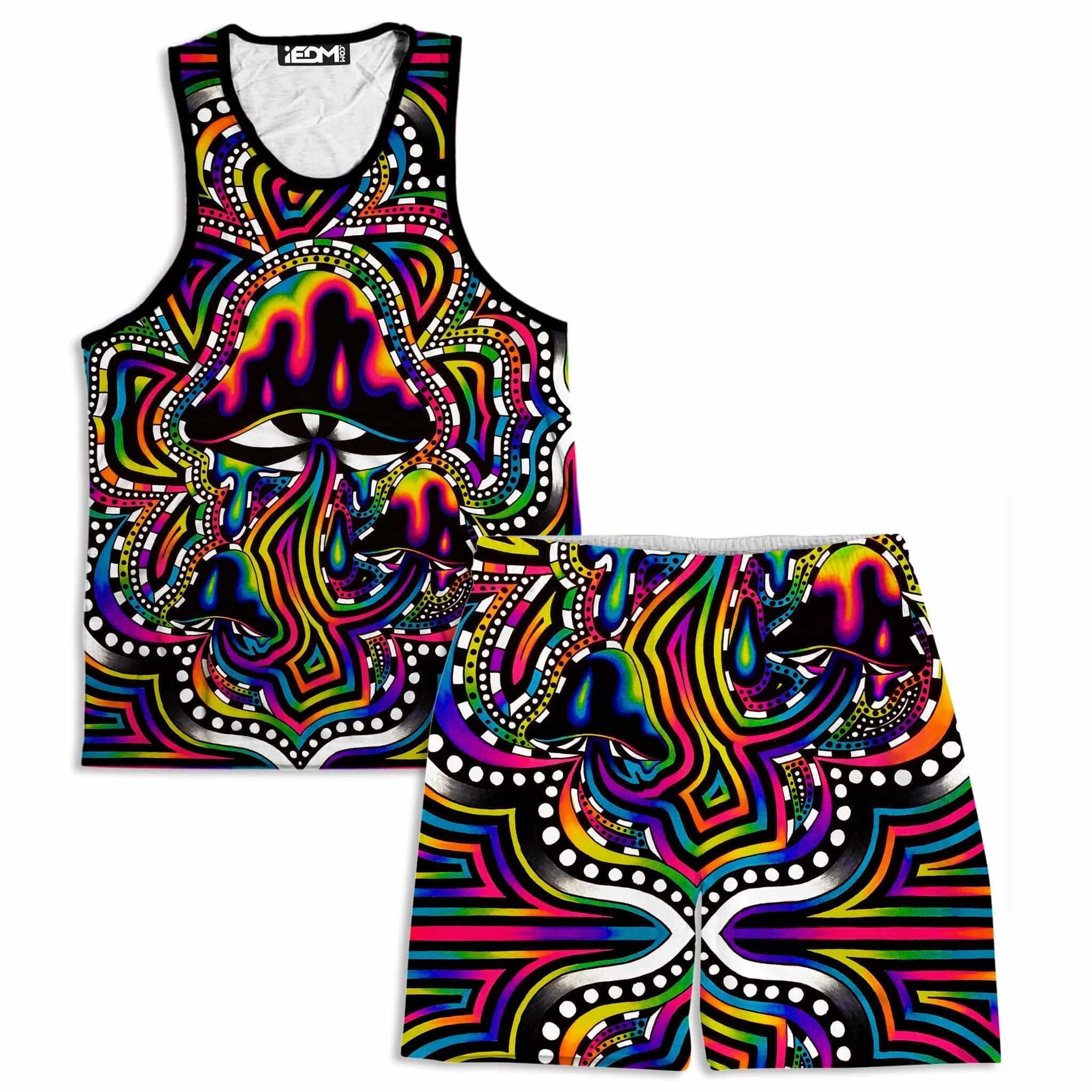 Briz Shroomz Men's Tank and Shorts Combo