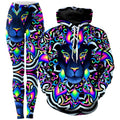 Electric Lion Hoodie and Leggings Combo