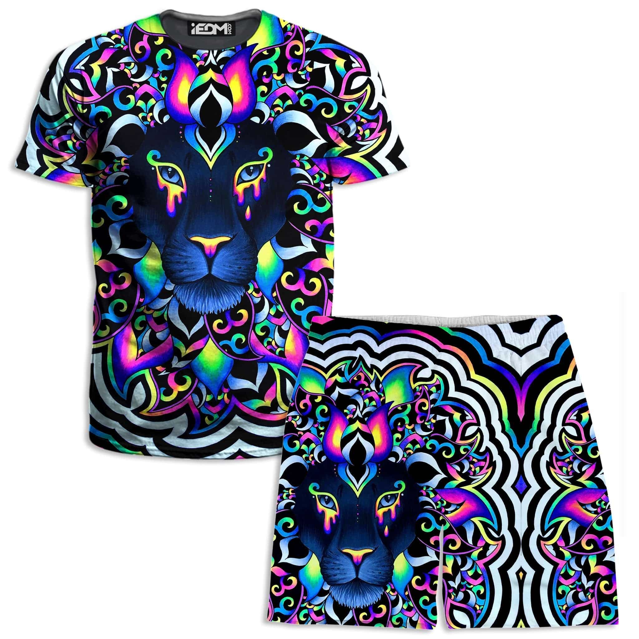 Electric Lion T-Shirt and Shorts Combo