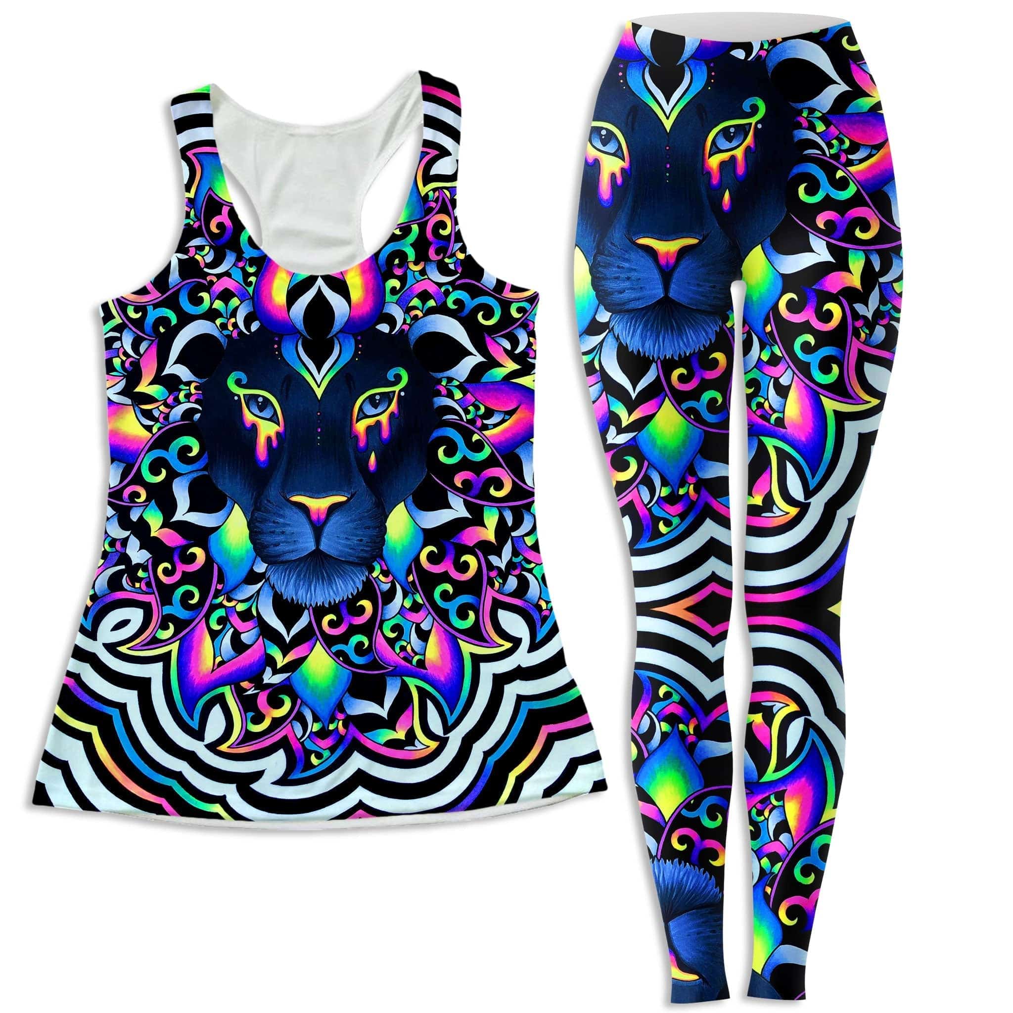 Electric Lion Women's Tank and Leggings Combo
