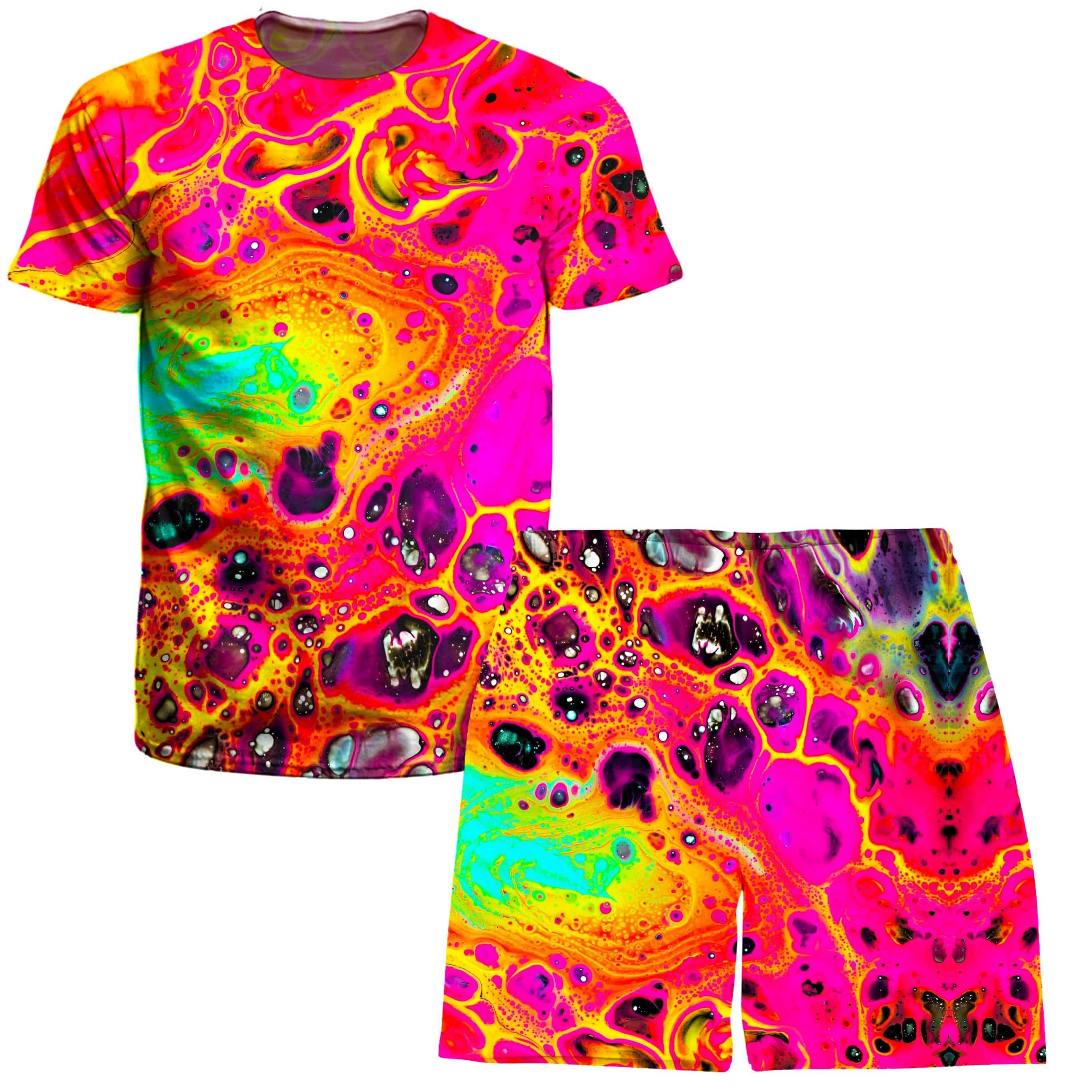 Lava Trip T-Shirt and Shorts Combo