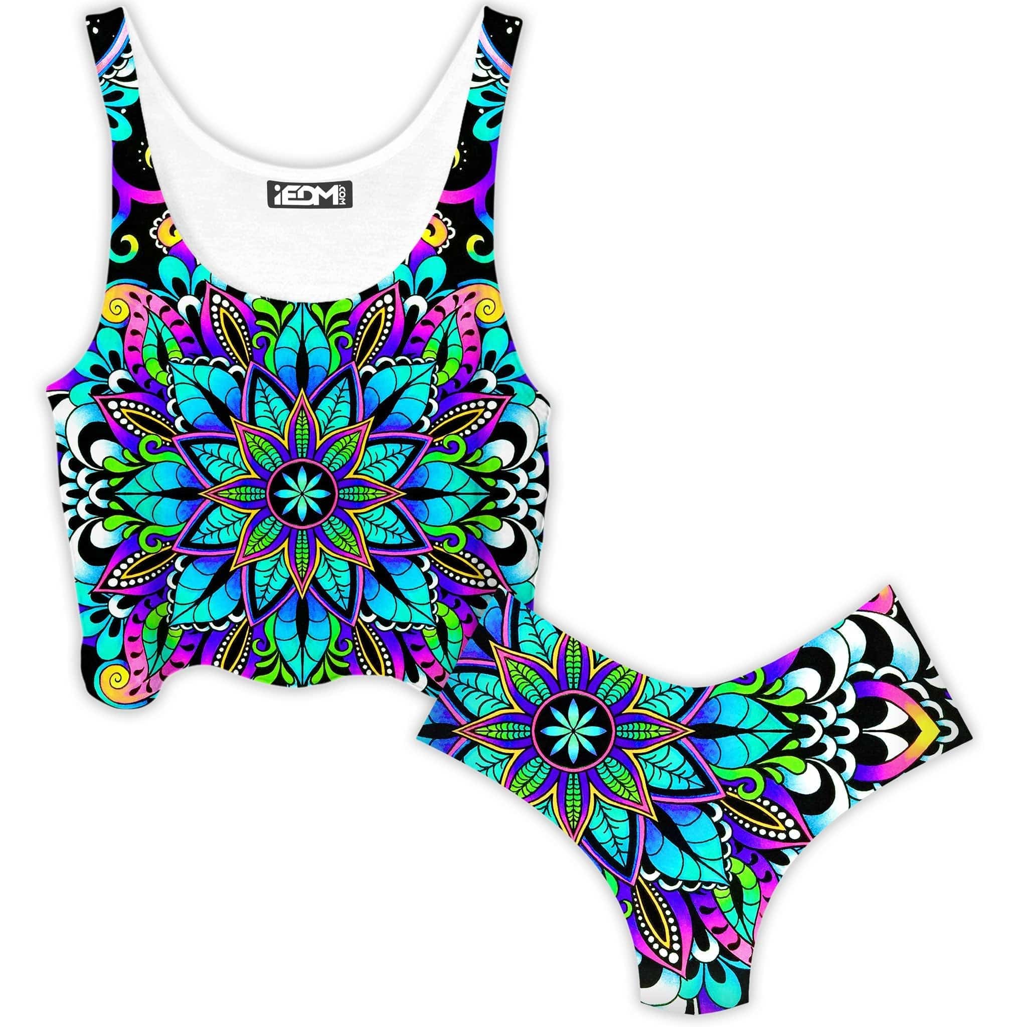 Magic Lyfe Crop Top and Booty Shorts Combo