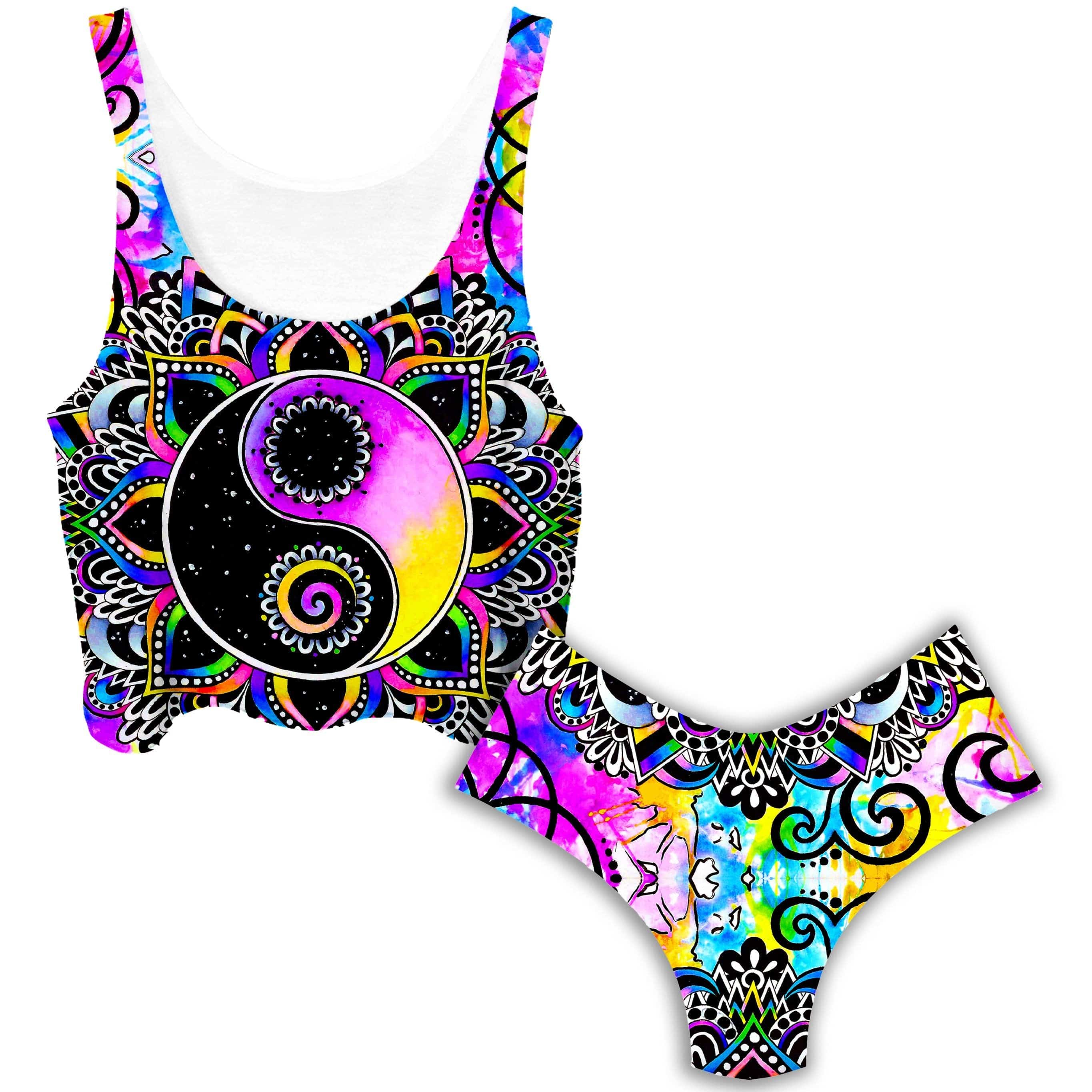 Magical Balance Crop Top and Booty Shorts Combo