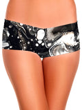 Monochrome Melt Booty Shorts
