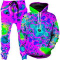 Neon Drip Hoodie and Joggers Combo
