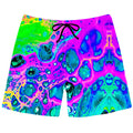 Neon Drip Swim Trunks