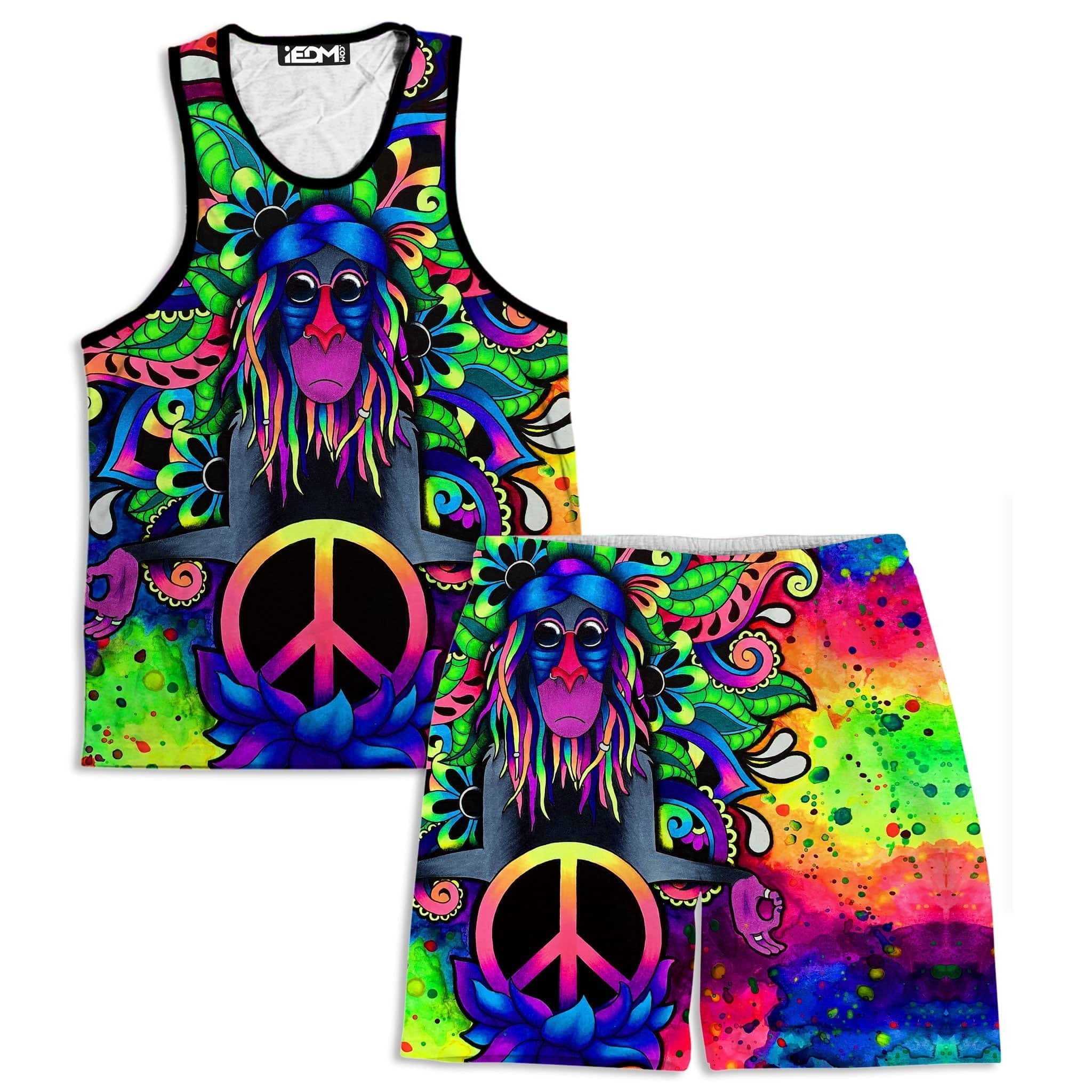 Peace Rafiki Men's Tank and Shorts Combo