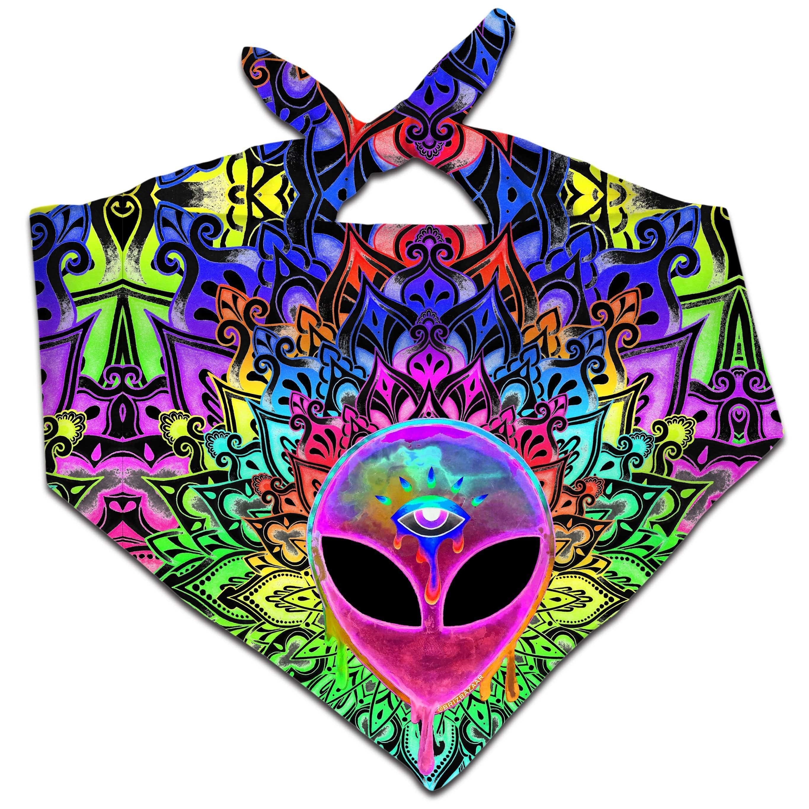 Psy Alien Pink Bandana