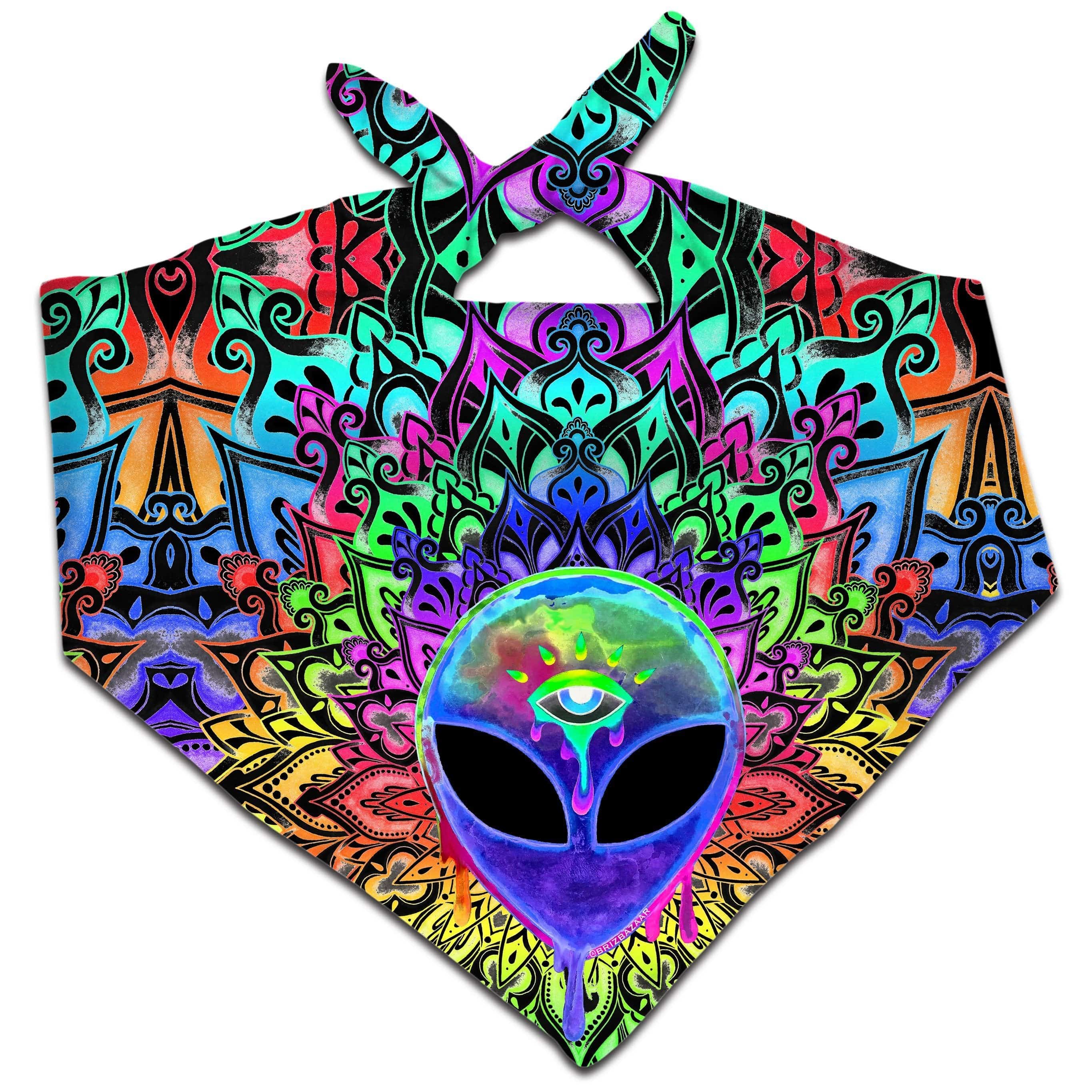 Psy Alien Purple Bandana